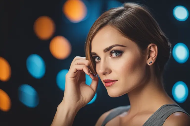 Image of a woman with seborrheic dermatitis contemplating all the product options