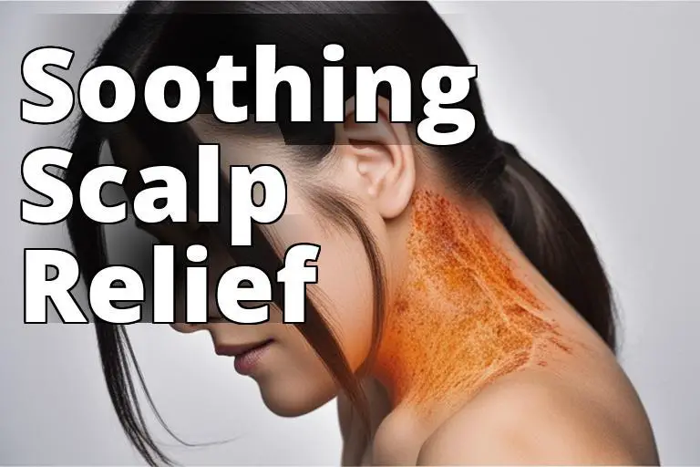 The featured image should contain a close-up of a person's scalp showing inflamed