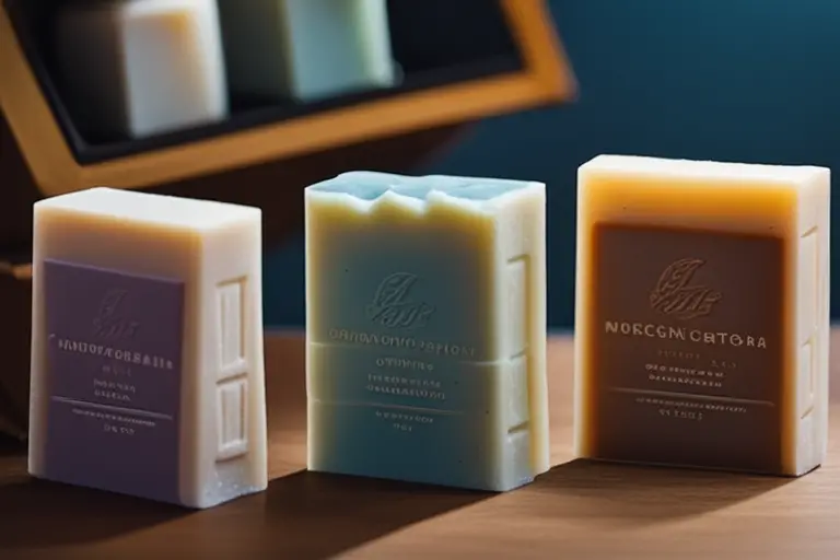 Image of shampoo bars made of natural products for seborrheic dermatitis