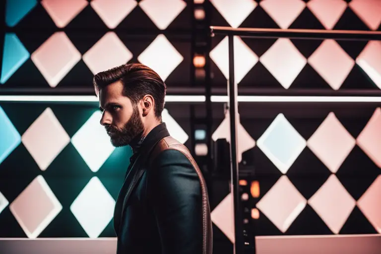 Image of a man with flaweless hair style routine seborrheic dermatitis