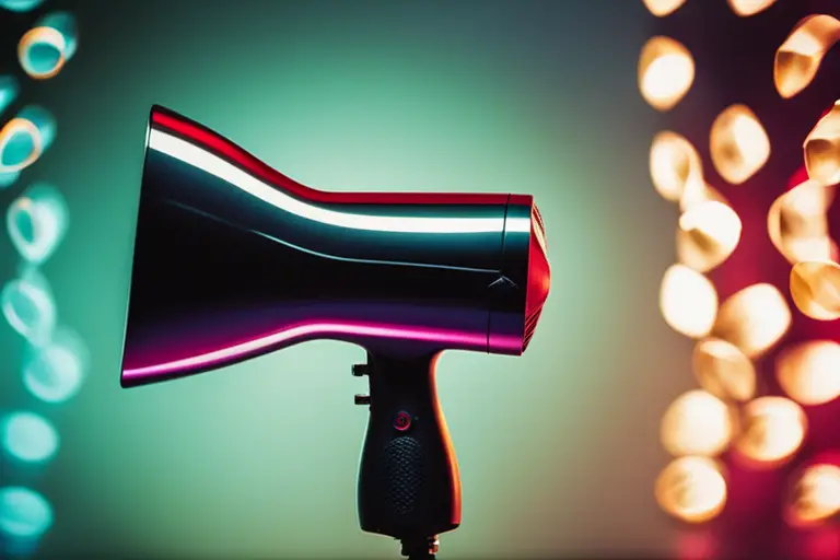 Image of a blow dryer for sensitive scalp like seborrheic dermatitis
