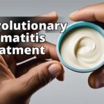 An image of a person applying a topical cream to their skin