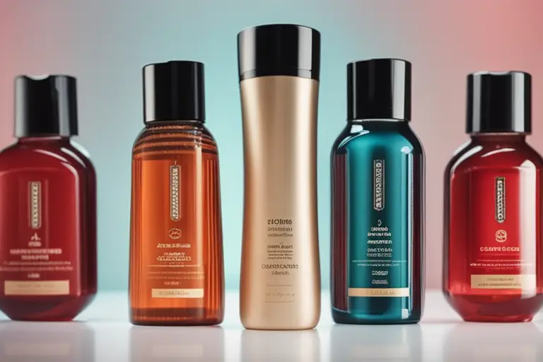 image of different shampoos for seborrheic dermatitis