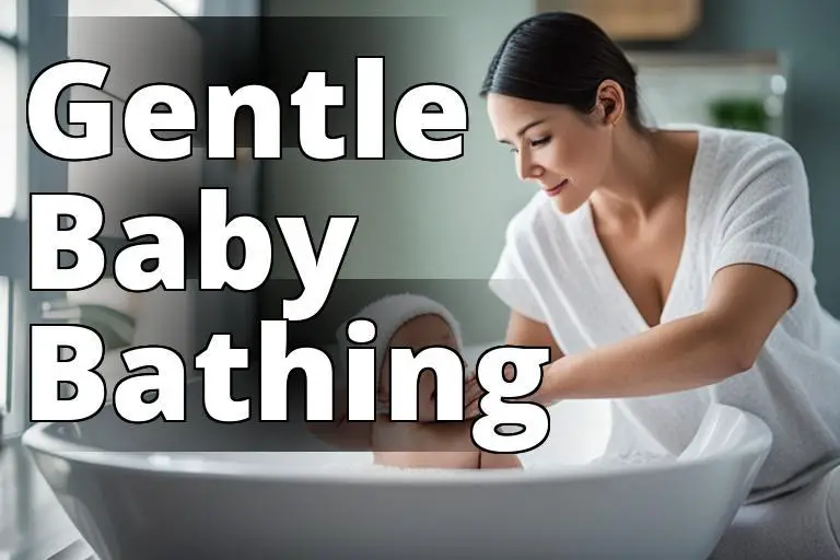 The featured image should contain a gentle bath time scene with a parent gently cleansing a baby wit