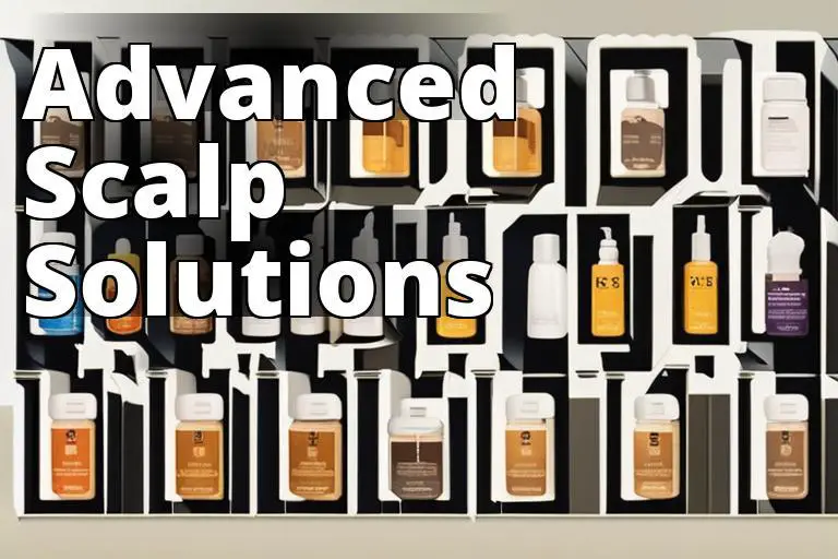 The featured image should contain a visual representation of advanced scalp treatment strategies