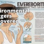 The featured image should contain a visual representation of environmental triggers such as stress