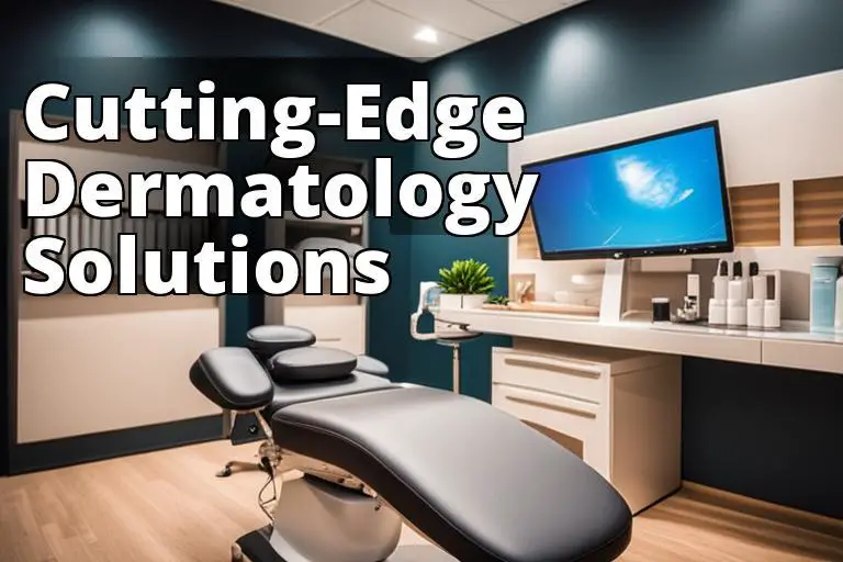 The featured image should depict a modern dermatology clinic with a focus on innovative therapies