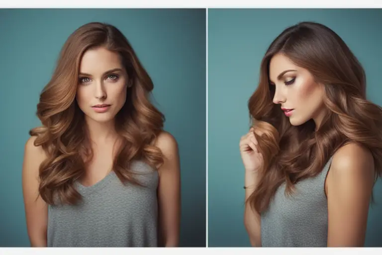 image of a woman with beautiful hair