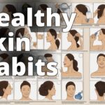 The featured image should contain a collage of lifestyle modifications for managing seborrheic derma