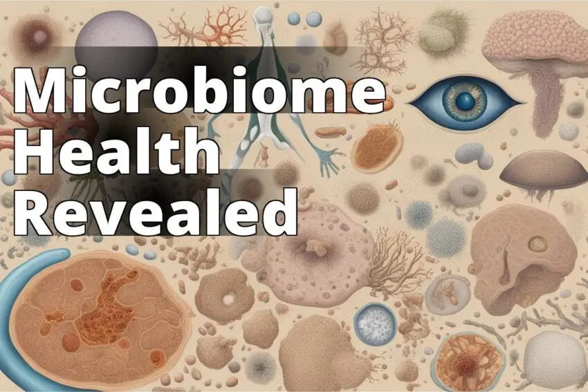 The featured image should contain a visual representation of the skin microbiome