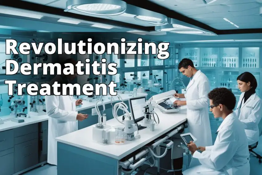 The featured image should show a futuristic medical research laboratory setting