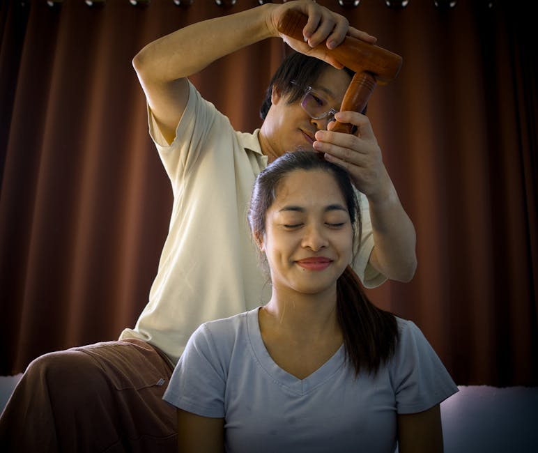 Natural Remedies for Seborrheic Dermatitis Scalp: Evidence-Based Solutions (2026) 10 Natural Remedies for Seborrheic Dermatitis Scalp: Evidence-Based Solutions (2026) - Holistic head massage technique using wooden tools for relaxation in Chiang Mai, Thailand.