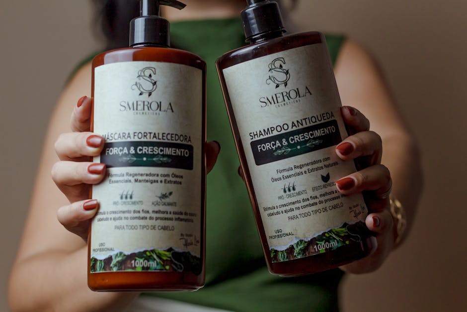 Natural Remedies for Seborrheic Dermatitis Scalp: Evidence-Based Solutions (2026) 11 Natural Remedies for Seborrheic Dermatitis Scalp: Evidence-Based Solutions (2026) - Close-up of Smerola hair care bottles focusing on growth and strength benefits.